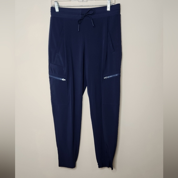 ATHLETA Venture Pants Navy blue ankle length size 4 - Picture 2 of 6